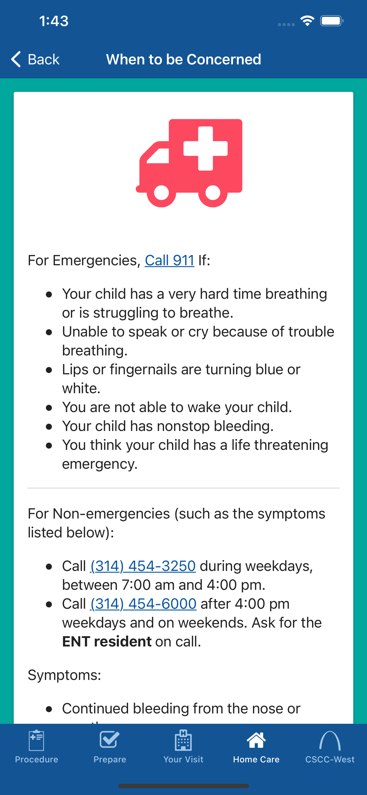 When to be Concerned