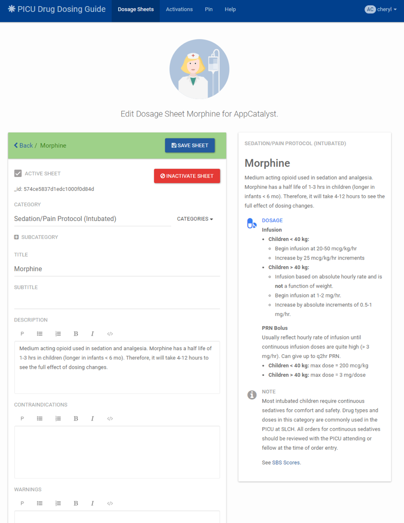 editingdosagesheet
